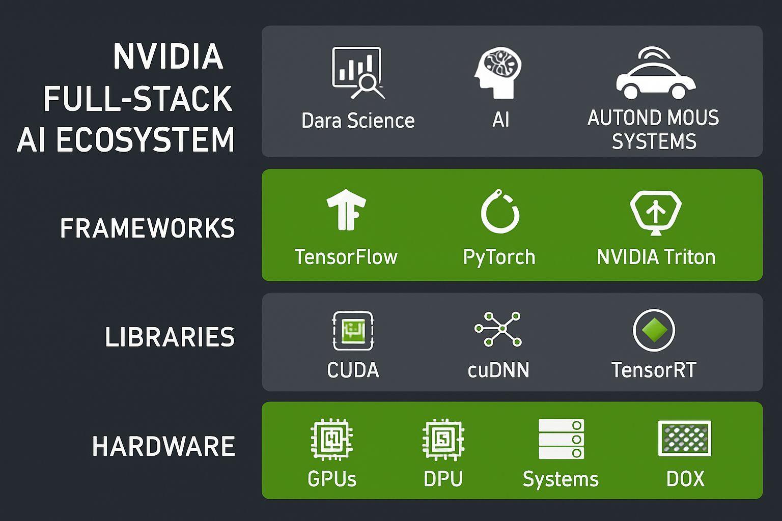 ⚙️ 엔비디아의 풀스택 AI 전략과 시장 영향력