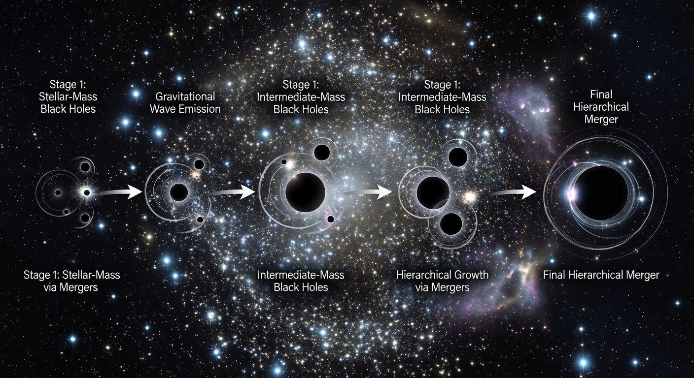 ⚙️ 블랙홀 합병의 놀라운 메커니즘