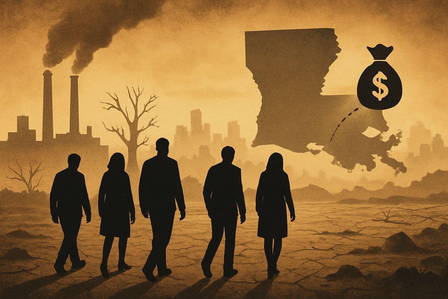 📈 루이지애나의 아킬레스건: 인구 유출과 경제적 고통