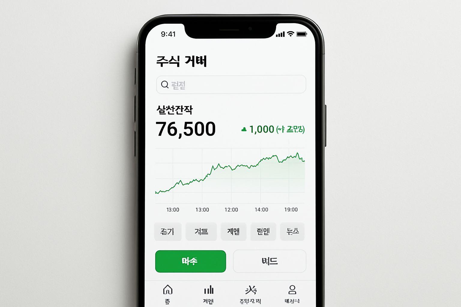 📱 MTS 앱 기본 사용법: 현재가 화면과 종목 검색
