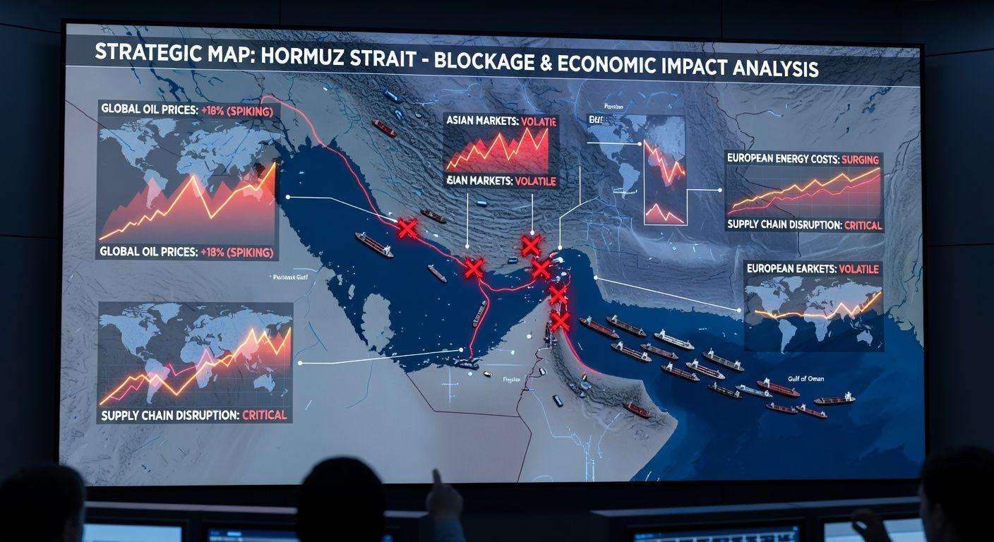 📈 호르무즈 해협 봉쇄의 도미노 효과: 글로벌 경제 대혼란