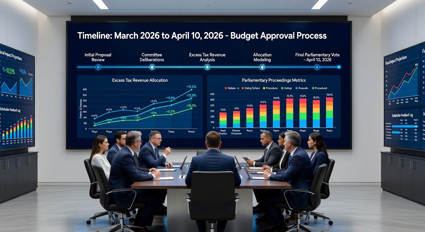 📈 재원 마련과 일정, 초과세수 활용