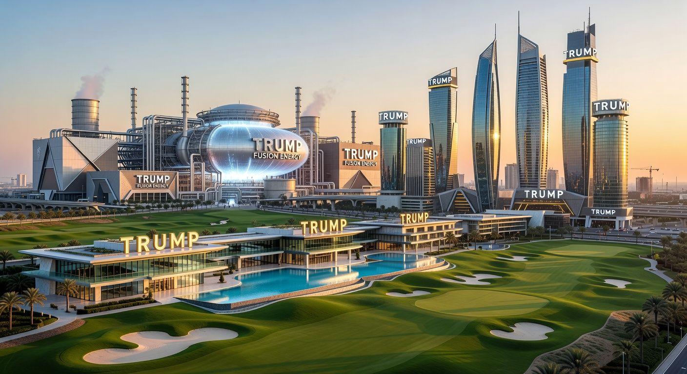 📈 브랜드 라이선스에서 핵융합까지: 트럼프의 다각화 수익 창출