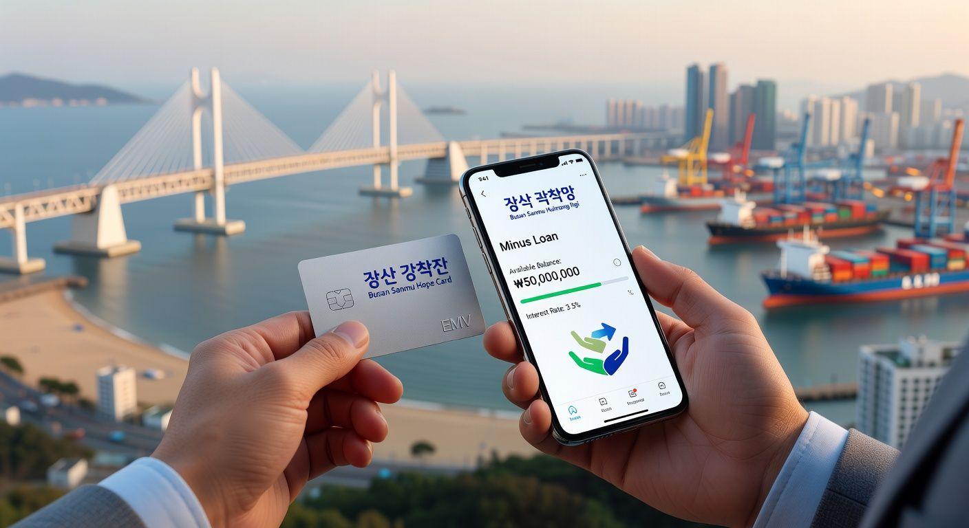 ✨ 부산 소상공인 위한 산무 희망 있기, 카드 & 마이너스 통장