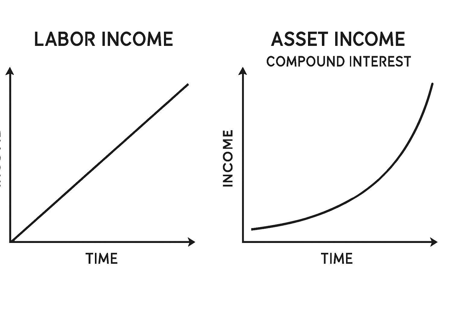 💡 노동 소득과 자산 소득: 두 개의 다른 속도