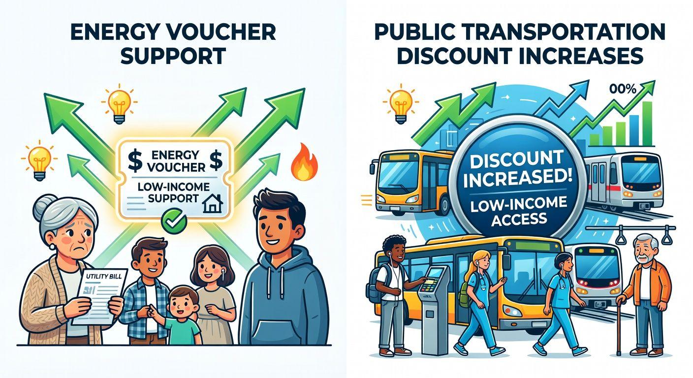 🔍 추가 지원 정책: 에너지 바우처·대중교통 환급율 확대