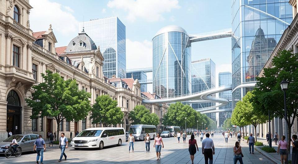 ✨ 효율과 감성이 공존하는 미래 도시 상상