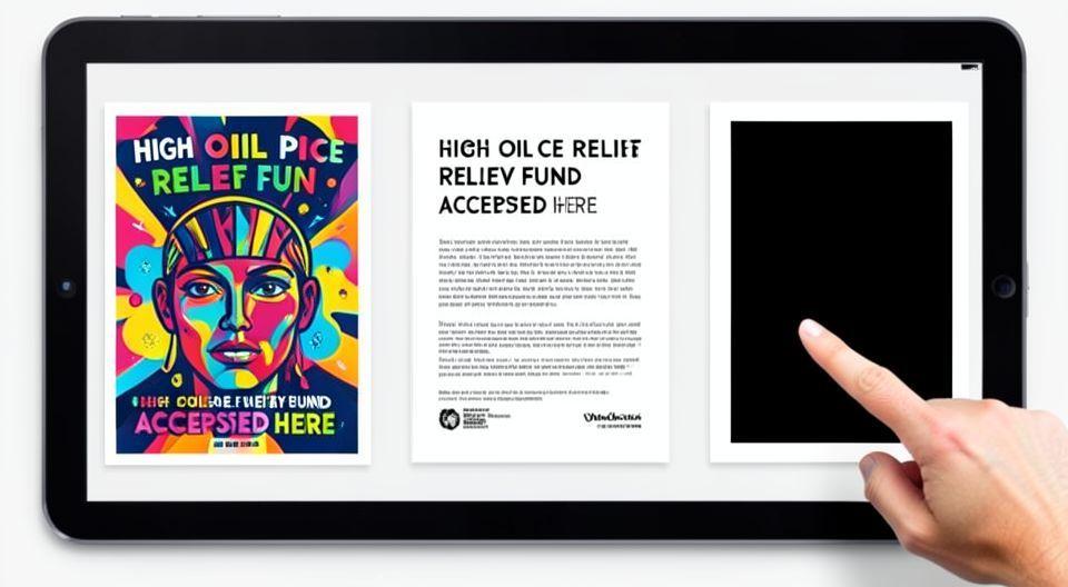 💡 다양한 고유가피해지원금 포스터 디자인을 무료로!