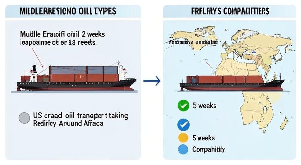 ⚙️ 대체 수입원의 한계: 미국·러시아산 원유로 전환하기 어려운 이유