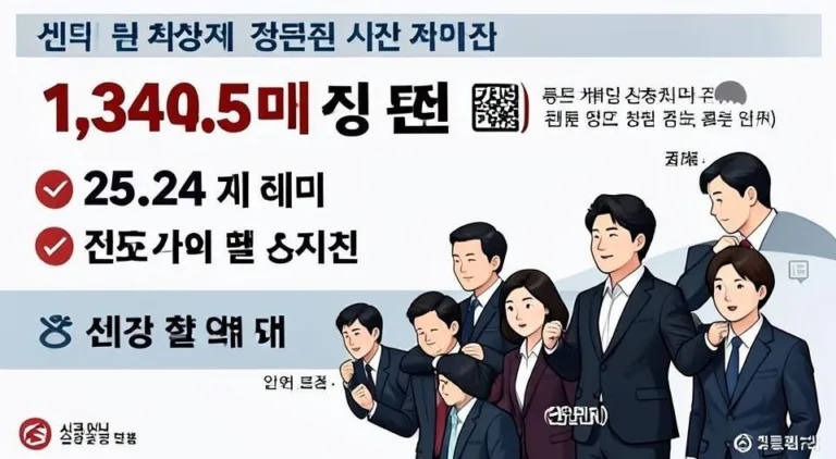 A dramatic infographic showing South Korea's national debt reaching 1,304.5 trillion won, with a per capita debt of 25.24 million won per person, visualized as weight on citizens' shoulders.