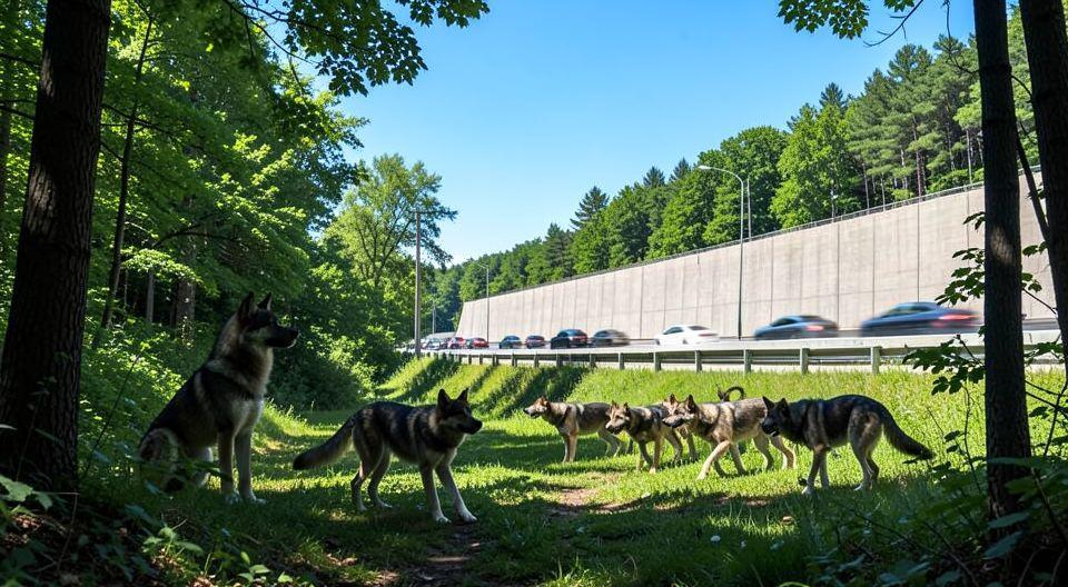 🔍 늑구의자유여행: 들개 무리와 위험천만한 순간들