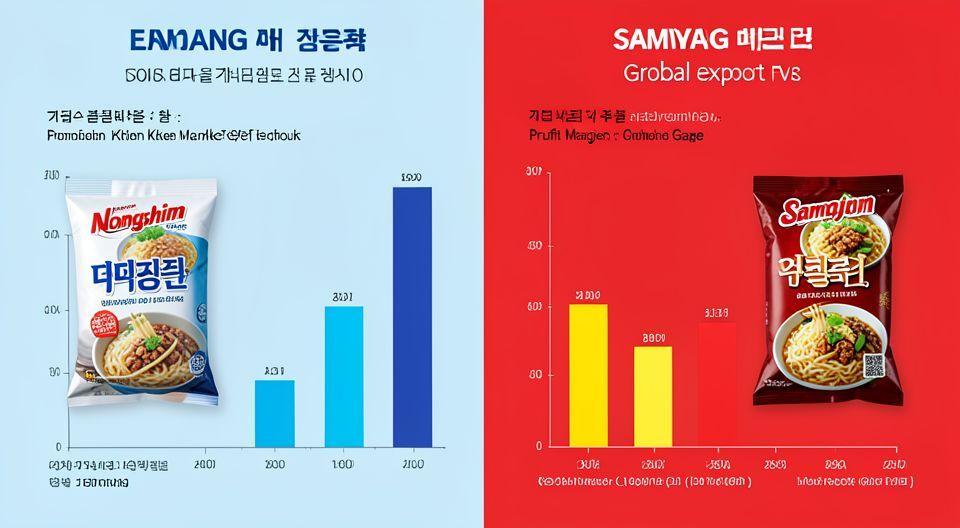 ⚙️ 농심과의 격차, 영업이익 4.2배 차이