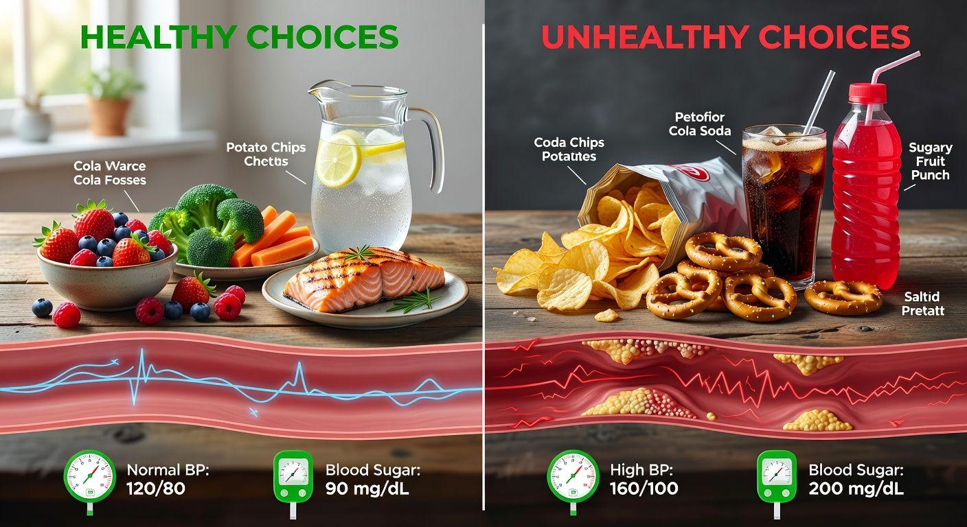 💡 짠 음식과 달콤한 음식이 심장에 미치는 영향