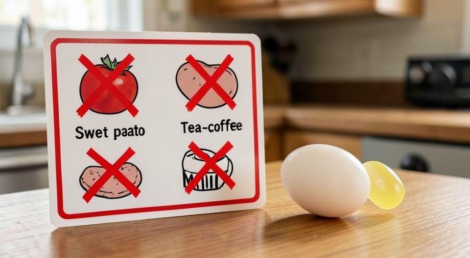 📌 계란과 함께 먹지 말아야 할 음식 4가지