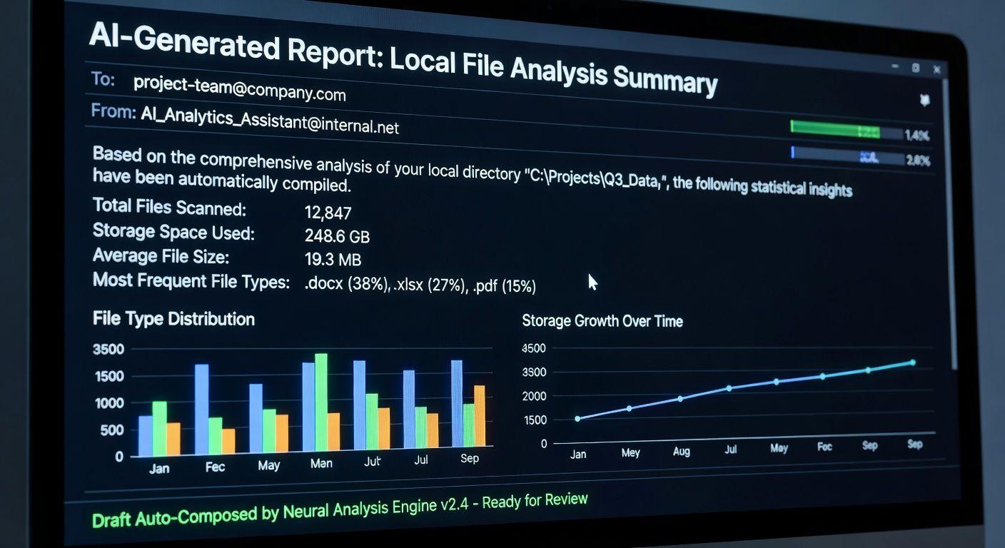 📧 로컬 파일 분석 후 이메일 초안 자동 생성
