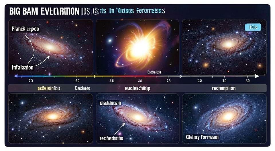 📈 빅뱅 이후 우주의 진화 단계: 플랑크 시대부터 현재까지