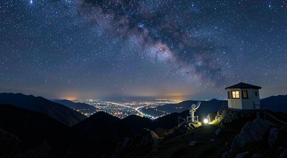 💫 동강의 흐름과 별마로천문대, 우주적 위로