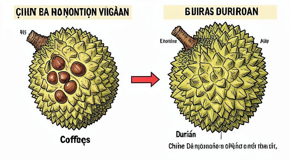 📉 두리안 재배 증가가 커피 공급과 가격에 미치는 영향