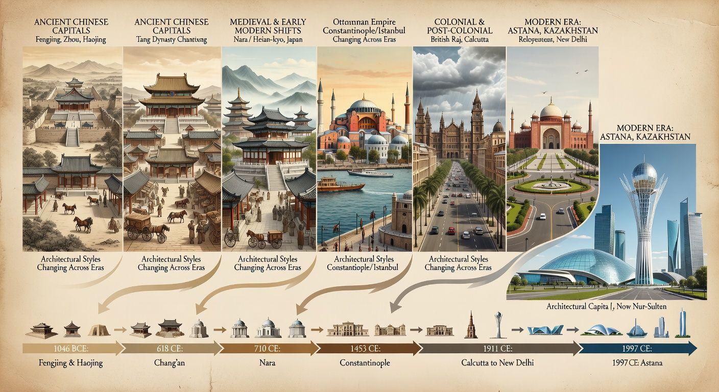 ✨ 역사 속 수도 이전의 다양한 사례들
