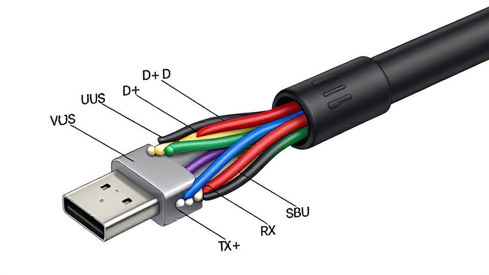 📝 USB-C 케이블 내부에는 어떤 선들이 들어있나?