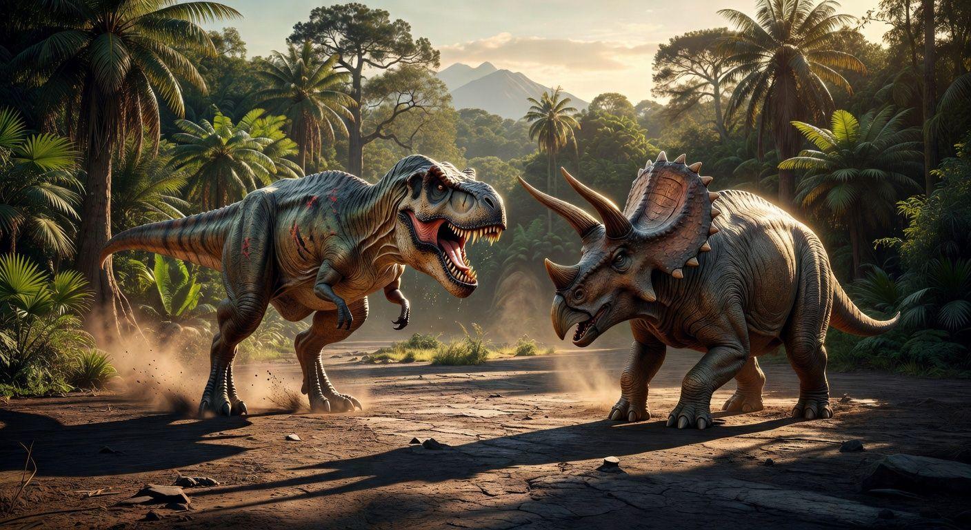 📌 초식공룡의 놀라운 공격성: 트리케라톱스의 생존 전략