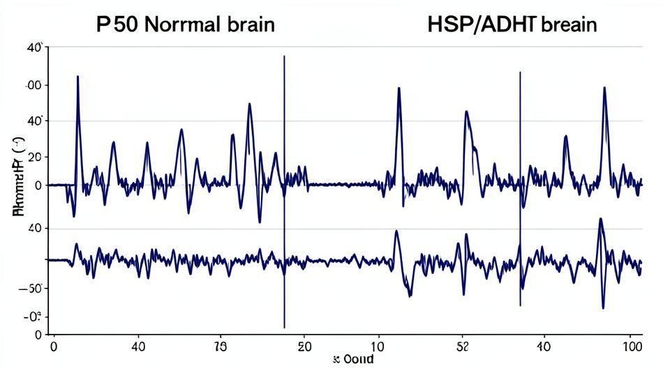 🔍 P50 뇌파 반응이 설명하는 차이