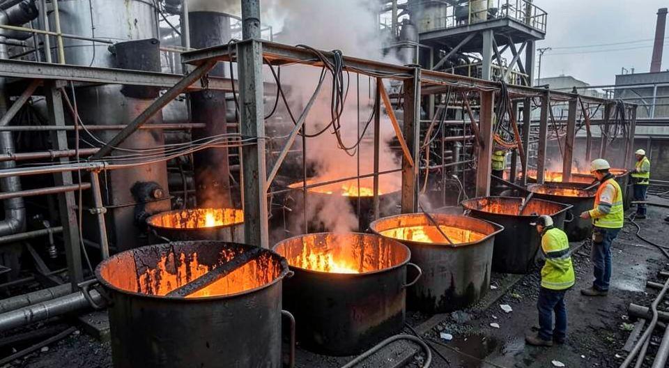 ⚙️ 알루미늄 재련소 피해와 공급 차단