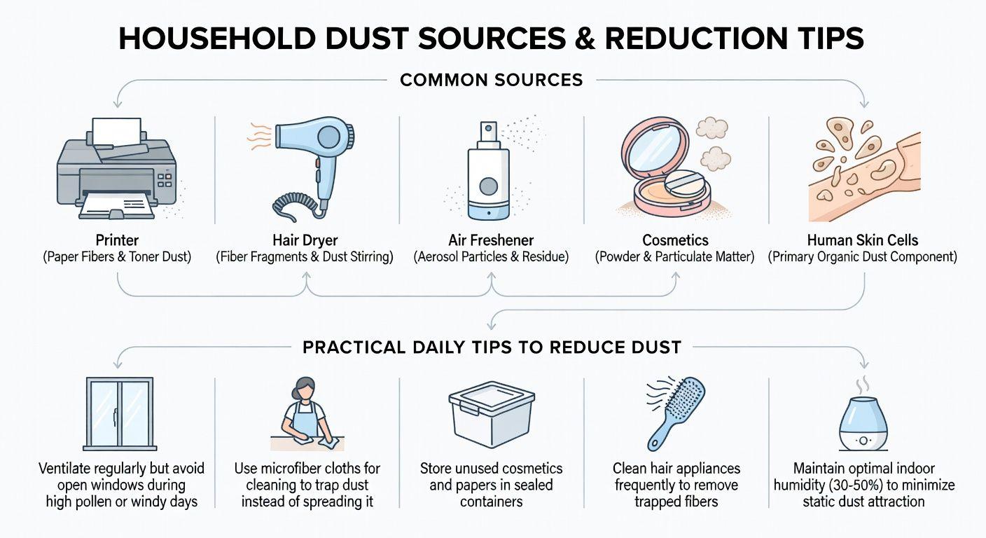 ✨ 일상생활에서의 먼지 생성원과 관리법
