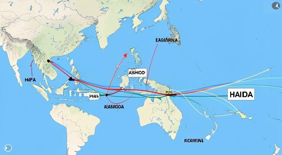 📌 아시아-유럽 무역 경로와 이스라엘의 물류 혁신