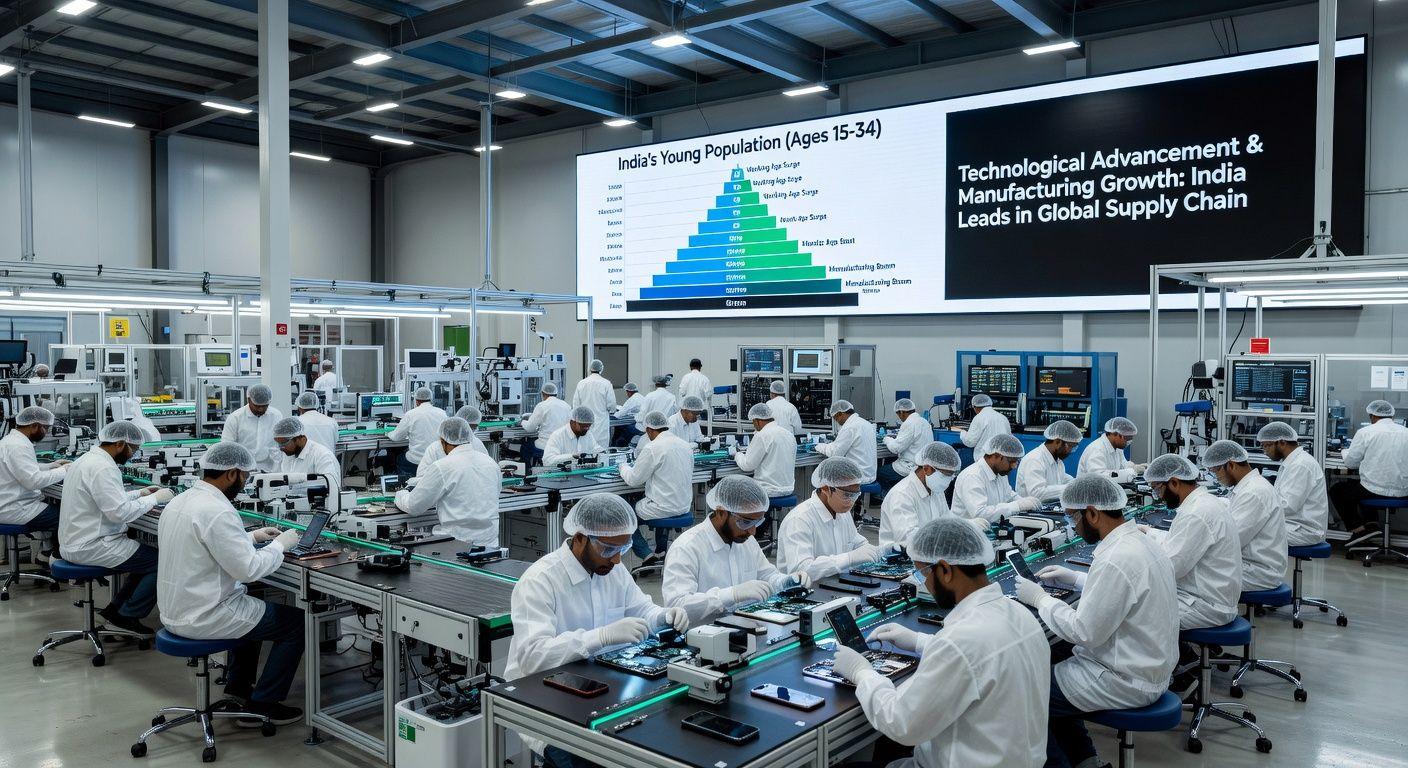 📈 인도의 젊은 인구와 애플 효과, 청년 실업의 도전