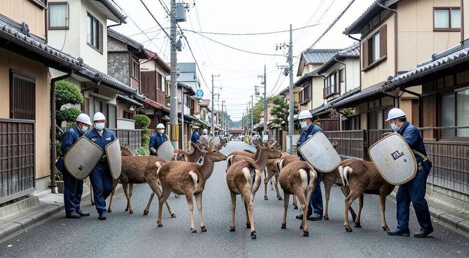 ⚙️ 오사카 사슴 침입, 왜 해결이 어려운가?