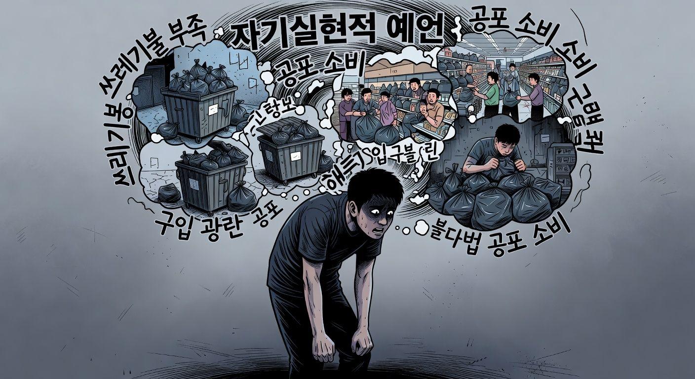 💡 공황 소비 심리와 한국의 종량제 특수성