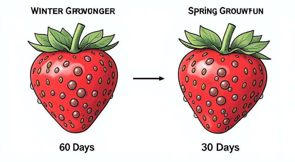 💡 겨울 딸기가 더 달콤한 과학적 이유