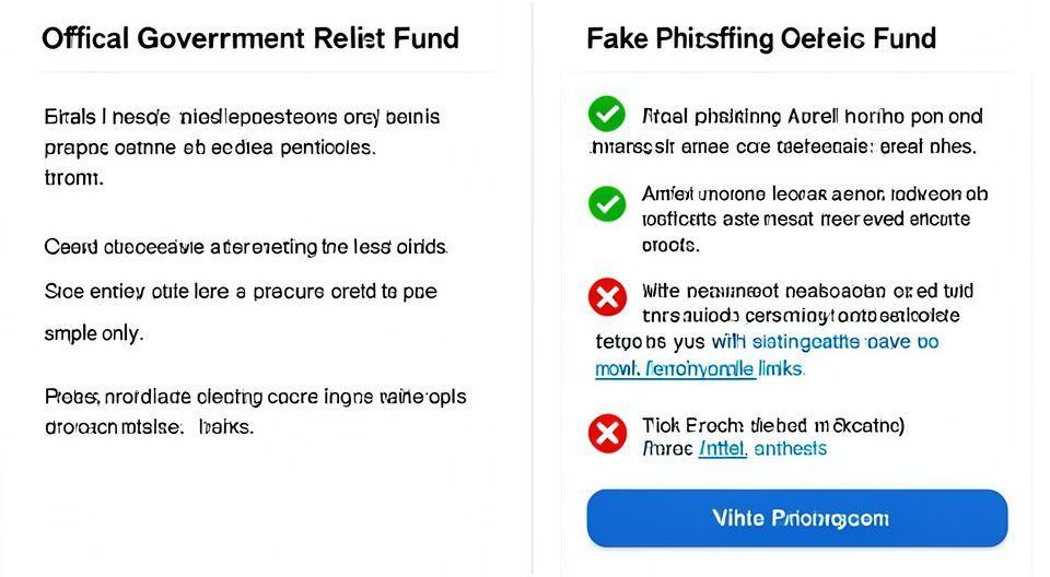 💡 정부 공식 문자 vs 사기 문자 구별법