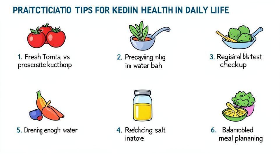 📌 신장 건강을 위한 일상 실천법 6가지
