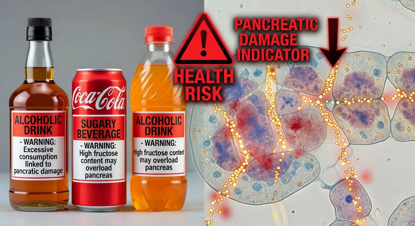 🚫 췌장암의 명백한 위험 요인: 술과 액상 과당