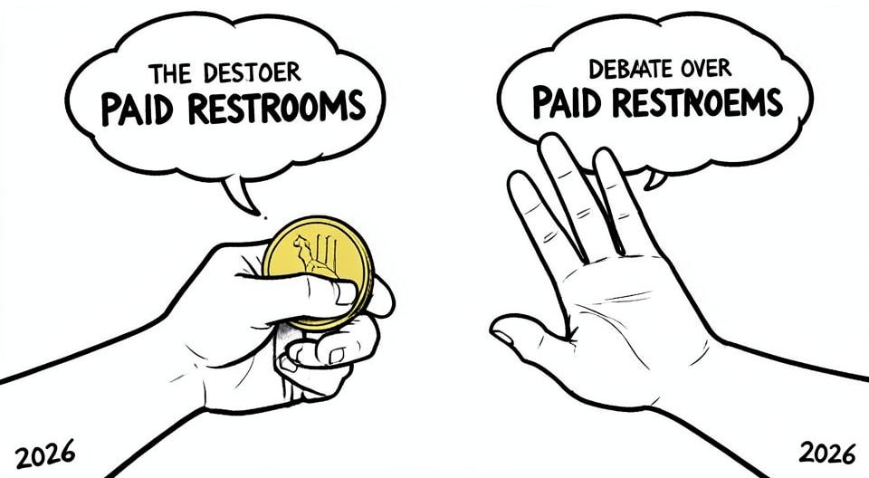 💡 카페화장실유료화, 찬성 vs 반대! 당신의 선택은?
