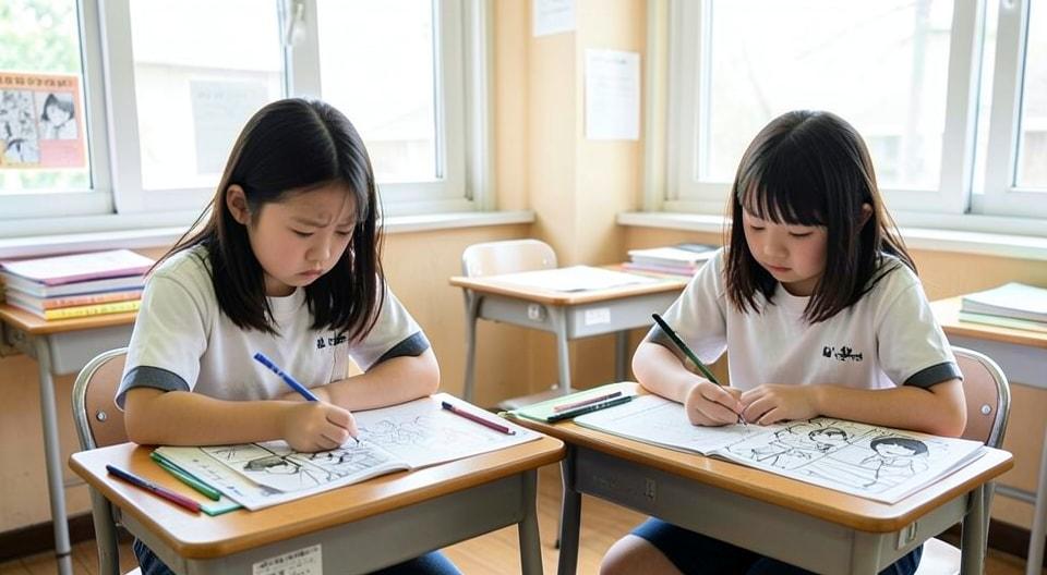 💡 두 소녀, 후지노와 쿄모토의 운명적 만남