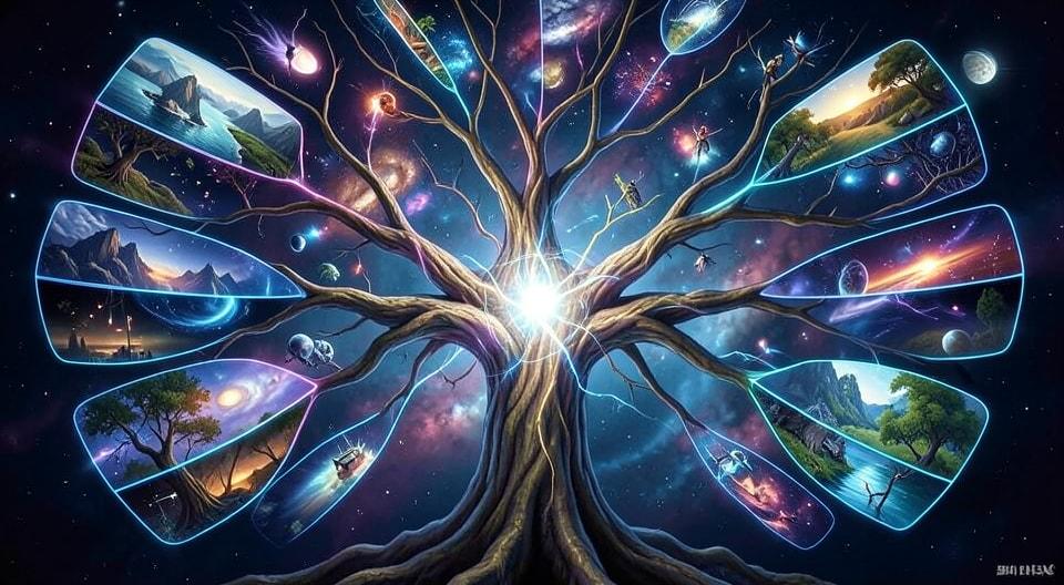 ✨ 다세계 해석 - 모든 가능성이 동시에 실현된다
