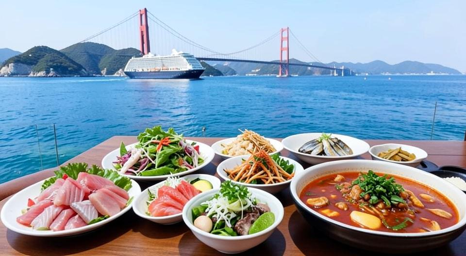🍽️ 제성의 집 푸짐한 점심과 남해대교 유람선